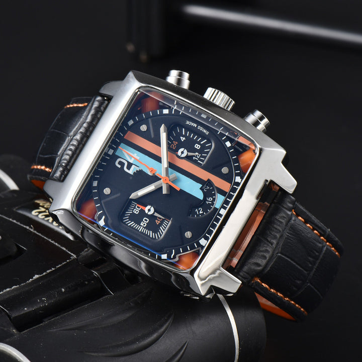 Albers Retro-Sport Leather Watch