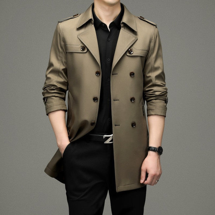 Legacy Double-Breasted Trench Coat