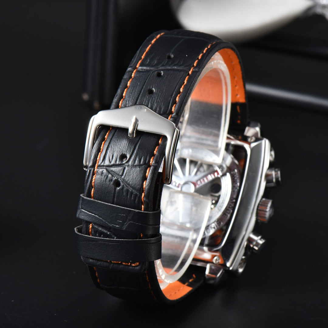 Albers Retro-Sport Leather Watch
