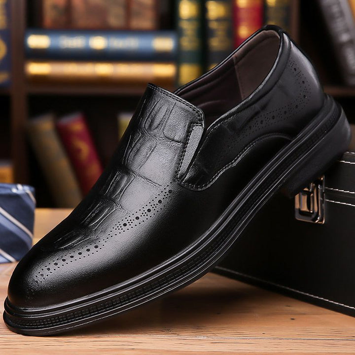 Giorgio Leather Brogue Loafers