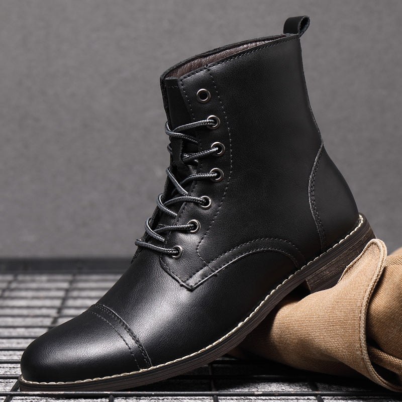 Pelle Italiana Genuine Leather Boots