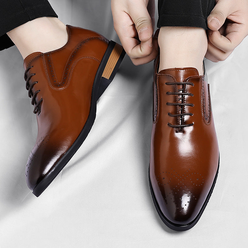Verona Leather Brogue Dress Shoes