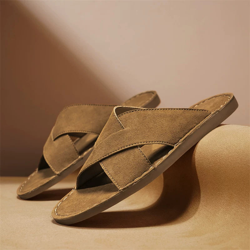 Roma Italiana Suede Sandals