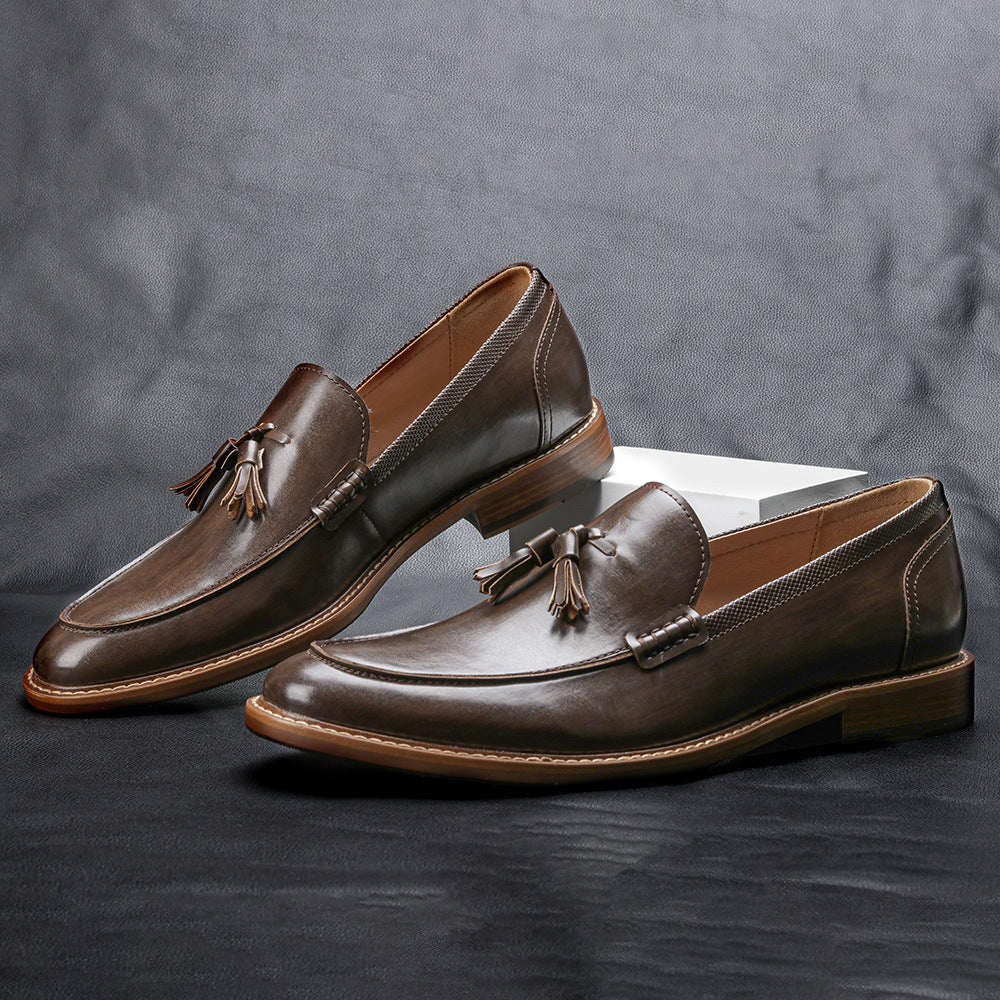 Sorrento Genuine Leather Tassel Loafers