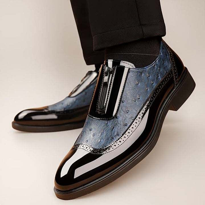 Oxford Ostrich Leather Shoes