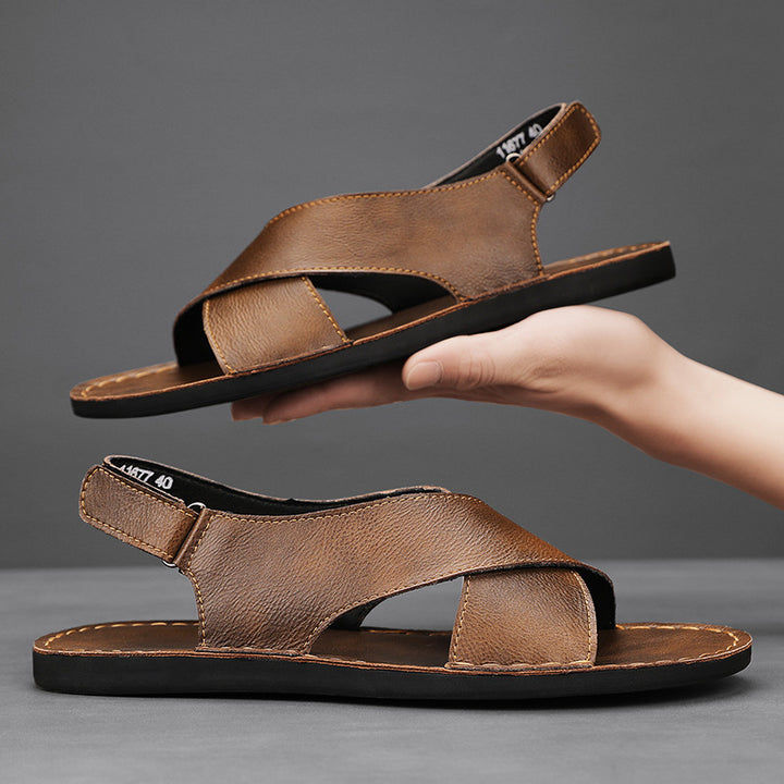 Pelle Italia Genuine Leather Sandals