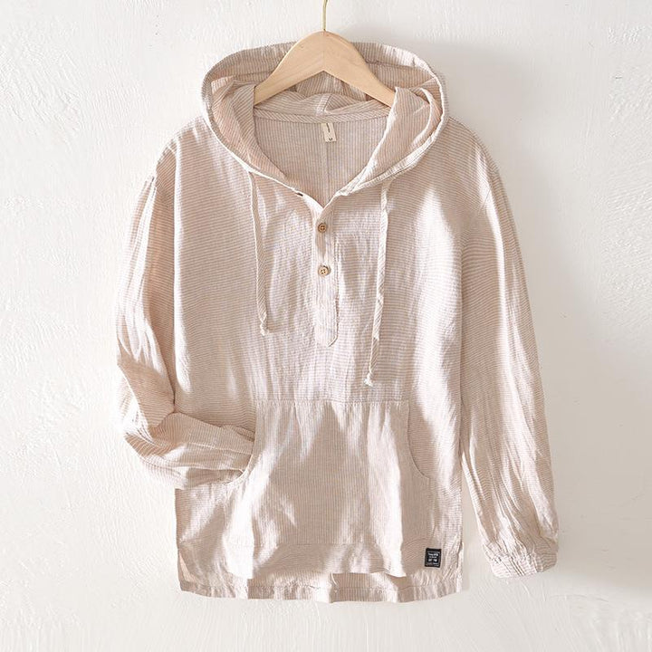 Oxford Premium Linen Hoodie