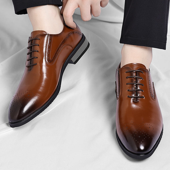 Verona Leather Brogue Dress Shoes