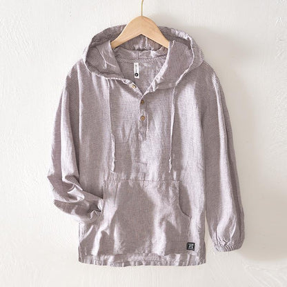 Oxford Premium Linen Hoodie