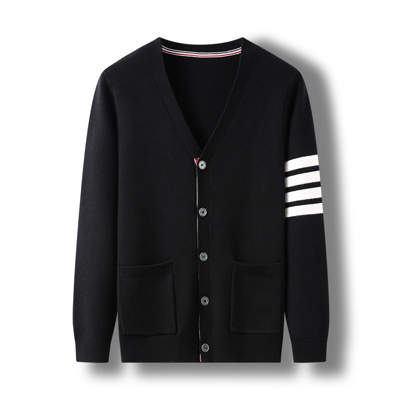 Varsity Cashmere Cardigan