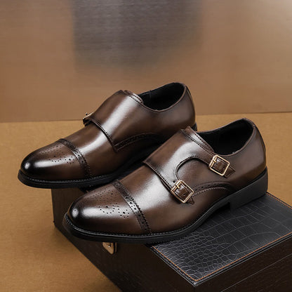 Brighton Double Monk Strap Loafers