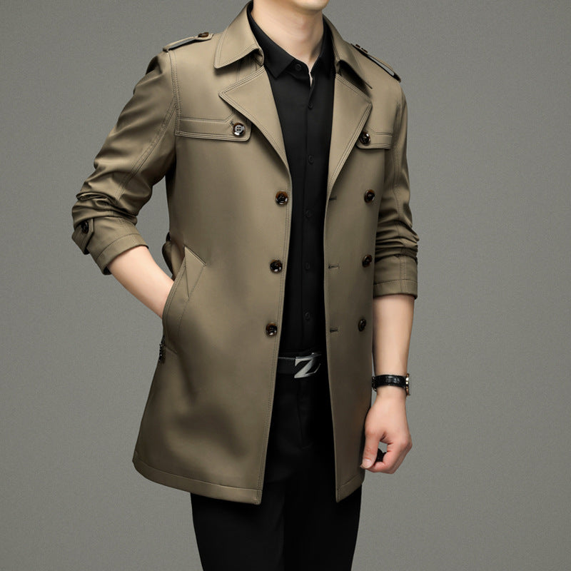 Legacy Double-Breasted Trench Coat