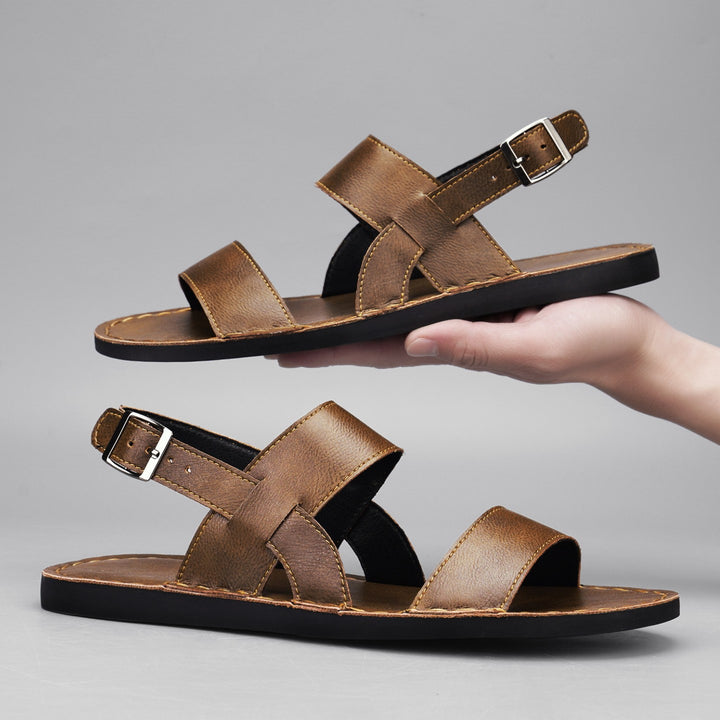 Porto Italiana Genuine Leather Sandals