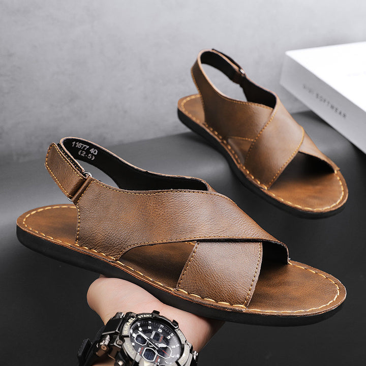 Pelle Italia Genuine Leather Sandals