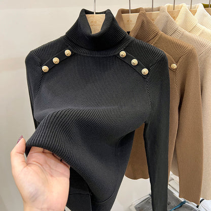 Celine Cashmere Turtleneck Sweater