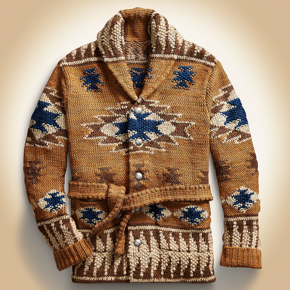 Romero Jacquard Wool Cardigan