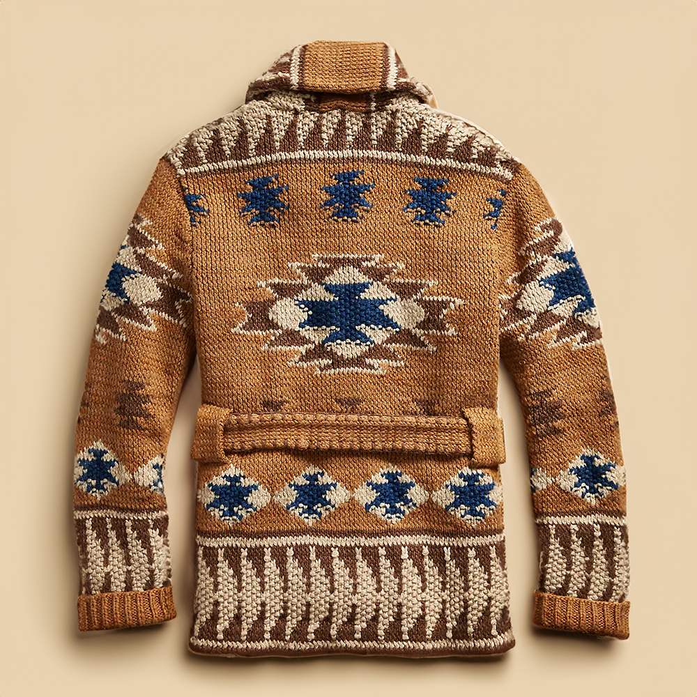 Romero Jacquard Wool Cardigan