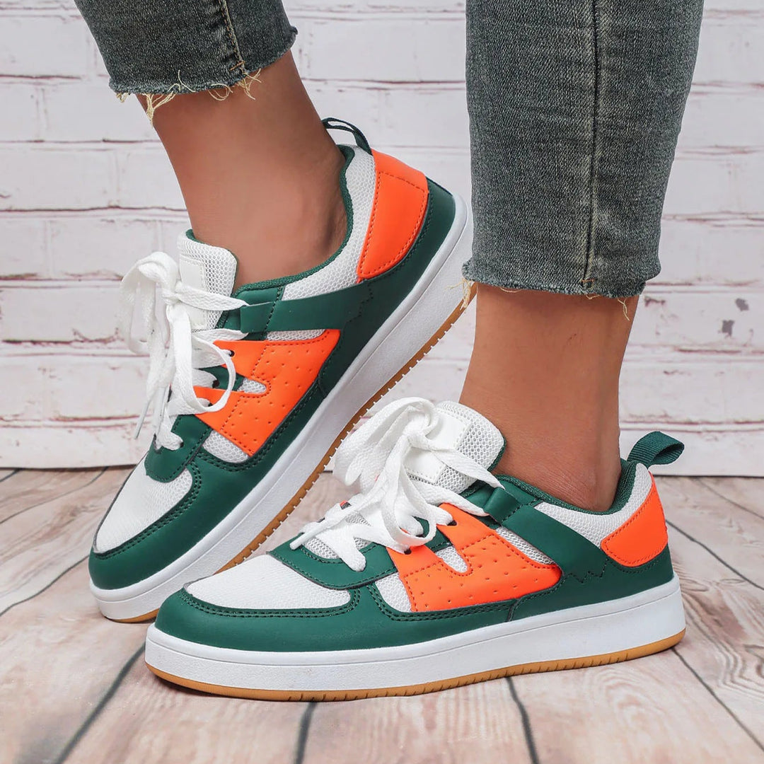 RetroPop Leather Sneakers