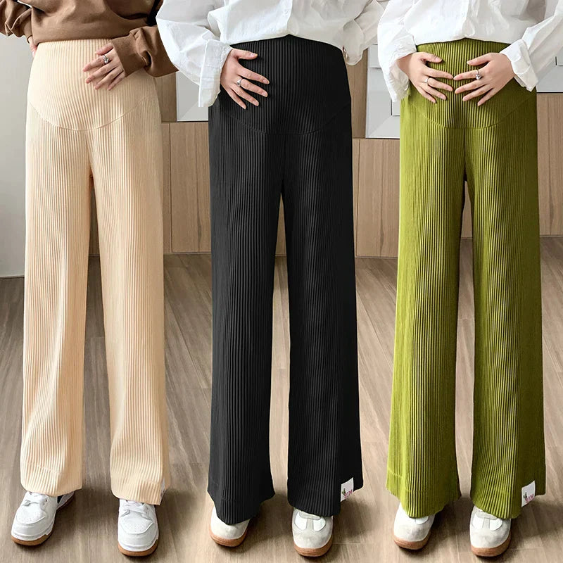 Ribbed Knit Maternity Pants