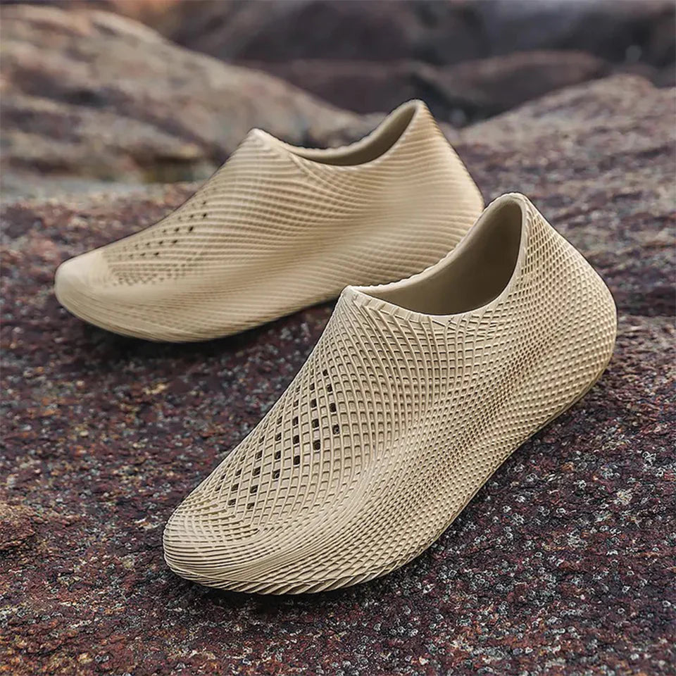Astra Futuristic Mesh Slip-Ons