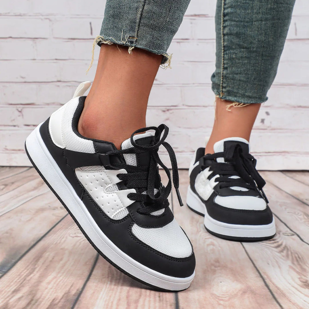 RetroPop Leather Sneakers