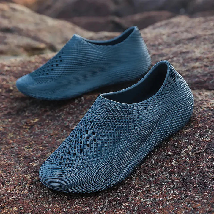 Astra Futuristic Mesh Slip-Ons