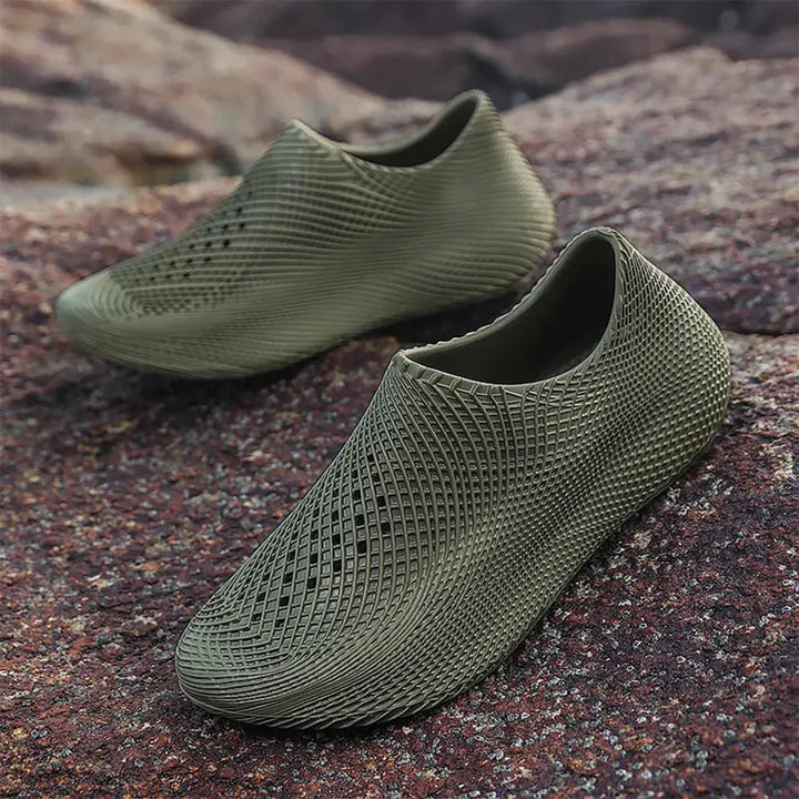 Astra Futuristic Mesh Slip-Ons