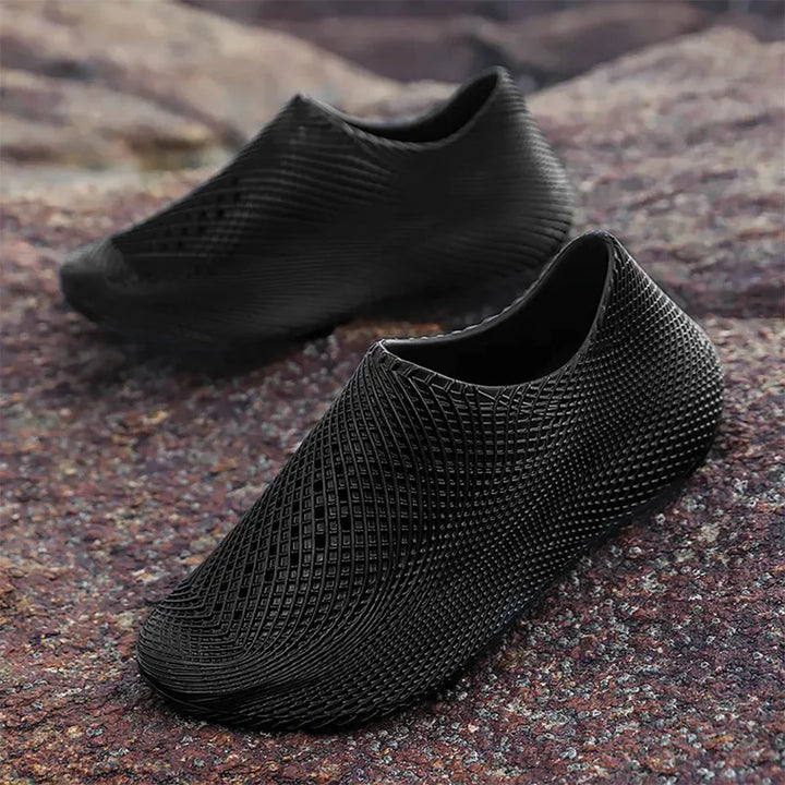 Astra Futuristic Mesh Slip-Ons