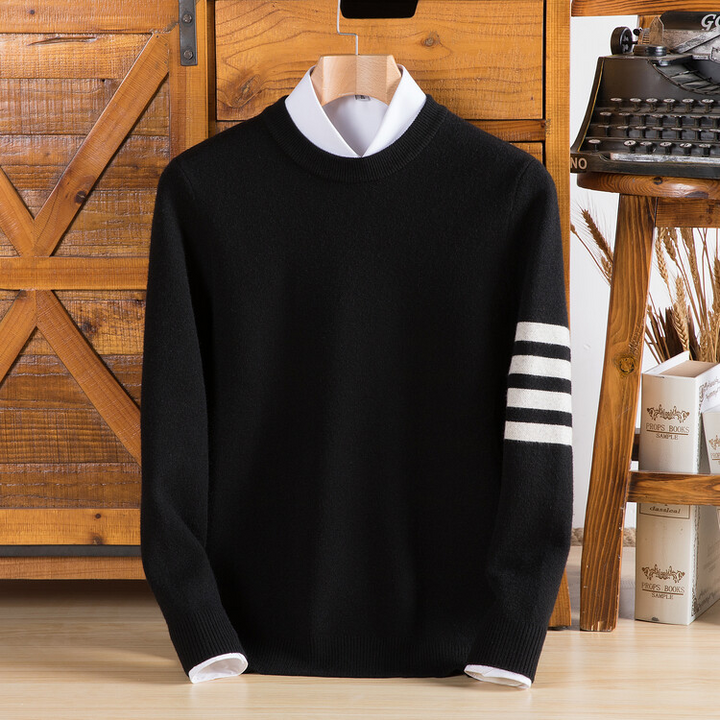 Varsity Cashmere Sweater