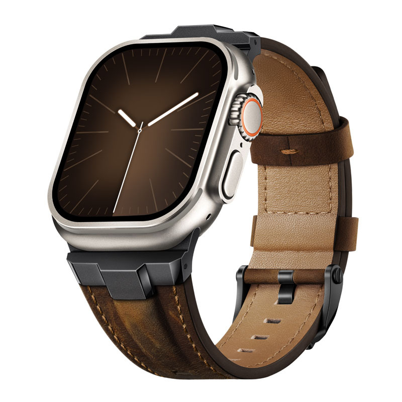 OnyxTouch Leather Apple Watch Band
