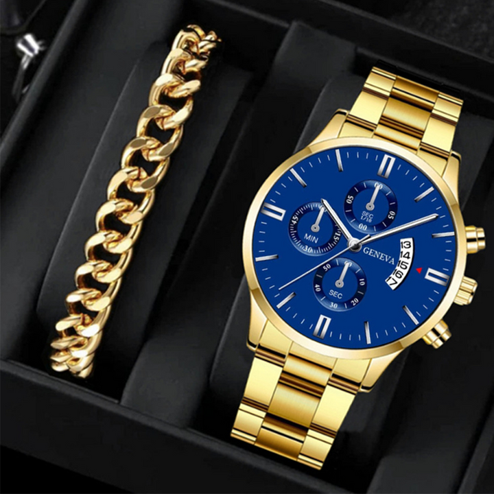 Geneva ChronoLink Watch Set
