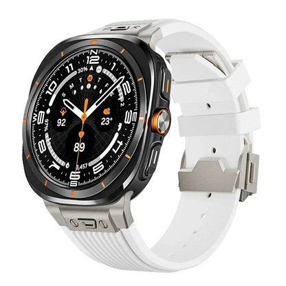 Titanium Streamlined Silicone Galaxy Watch Ultra Band