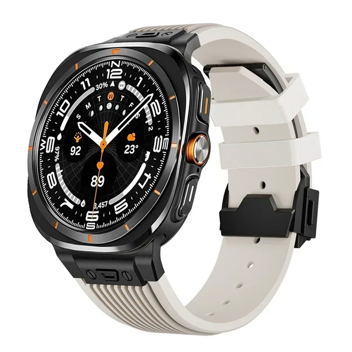 Titanium Streamlined Silicone Galaxy Watch Ultra Band