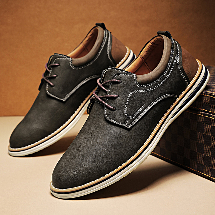 Valerio Genuine Leather Derby Shoes