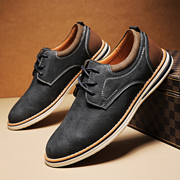 Valerio Genuine Leather Derby Shoes