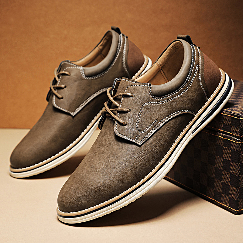 Valerio Genuine Leather Derby Shoes