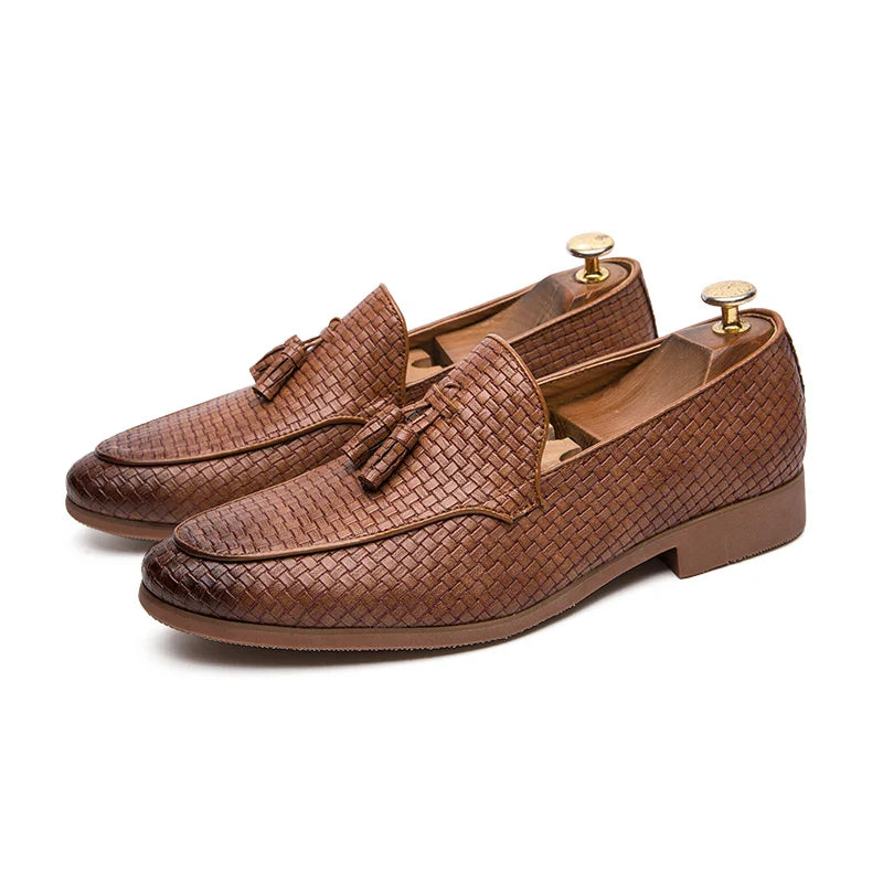 Lombardi Woven Tassel Loafers