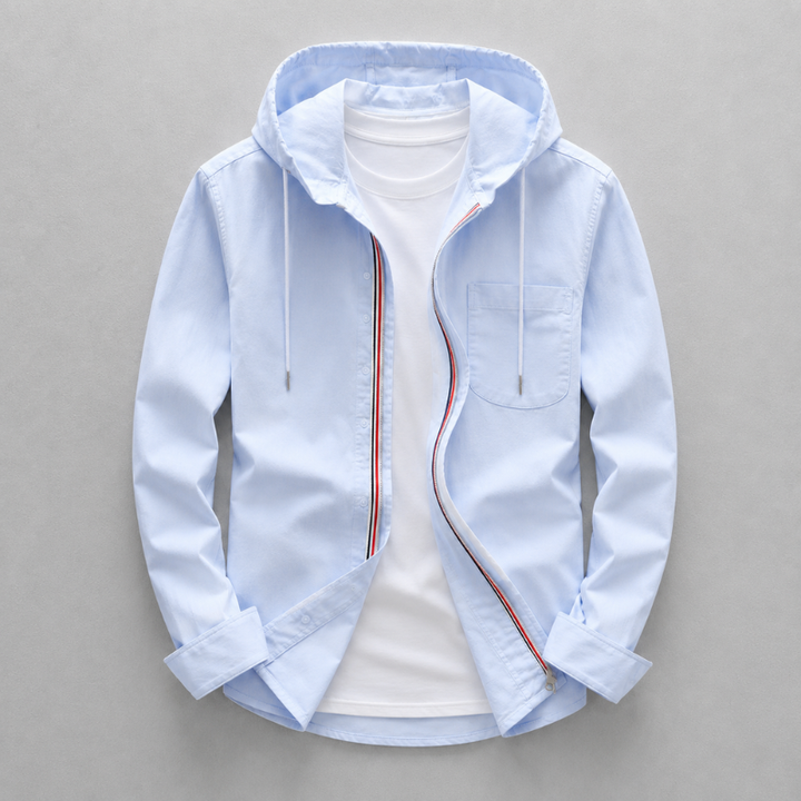 Carter Oxford Hooded Shirt
