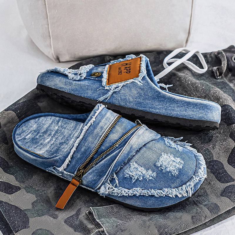 Harlow Denim Mules