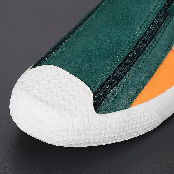 Claude Monet Leather Sneakers