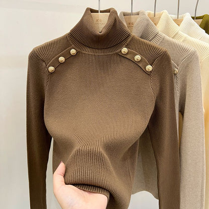 Celine Cashmere Turtleneck Sweater