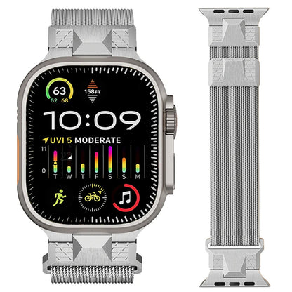 Titanium Milanese Apple Watch Band