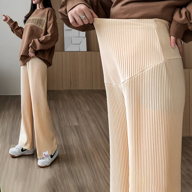 Ribbed Knit Maternity Pants