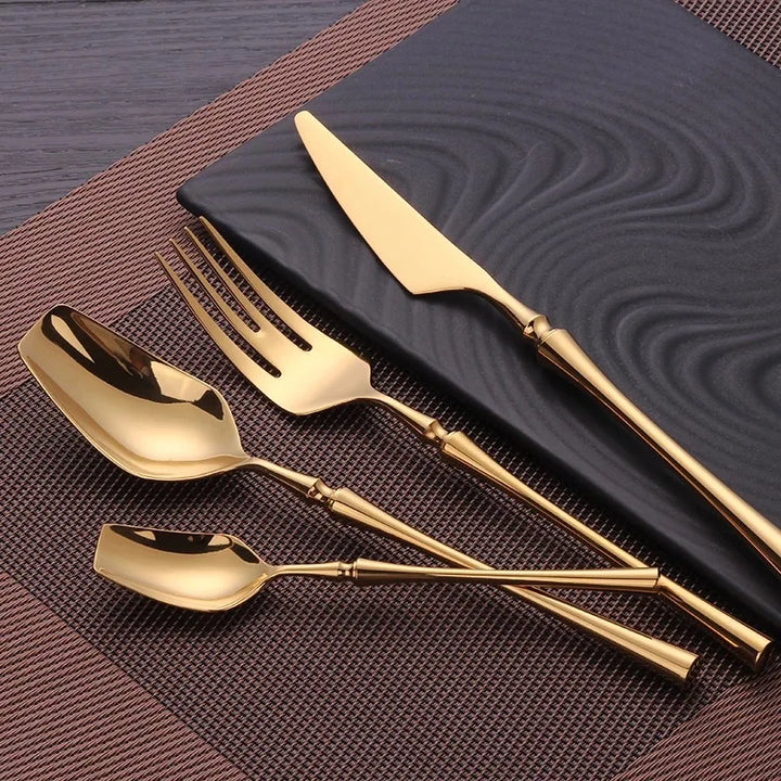 Golden Aerosteel Cutlery Set