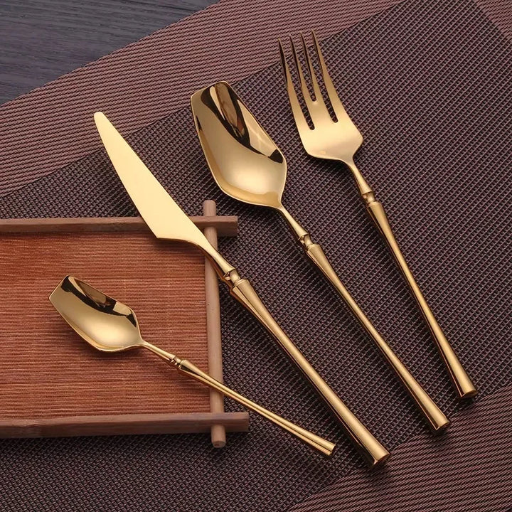 Golden Aerosteel Cutlery Set