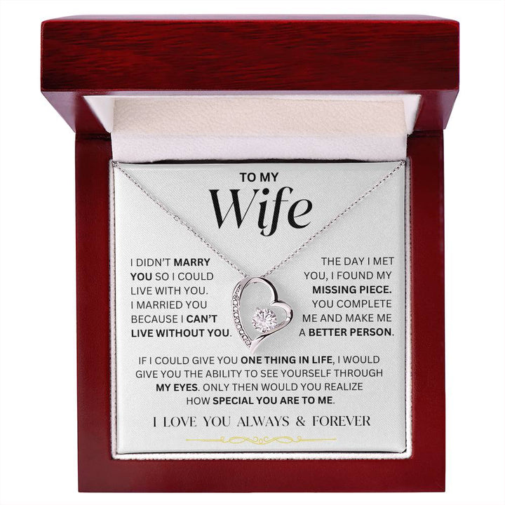 Wife -  Forever Love Necklace