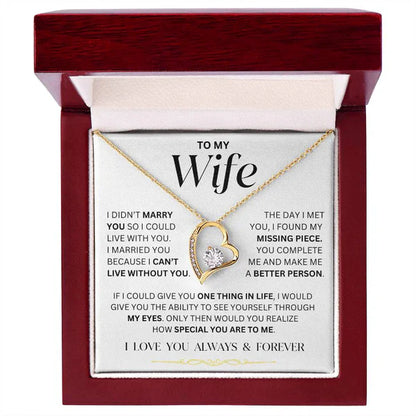 Wife -  Forever Love Necklace