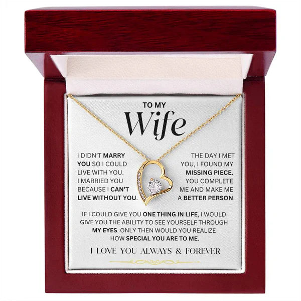 Wife -  Forever Love Necklace