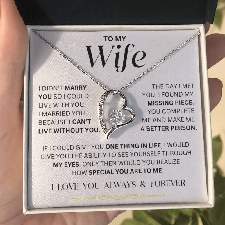 Wife -  Forever Love Necklace