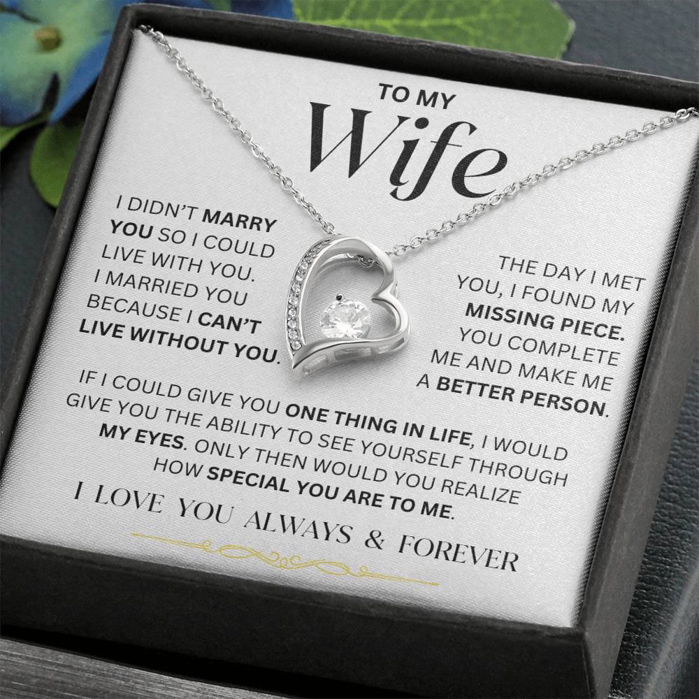 Wife -  Forever Love Necklace